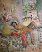 Henri Lebasque Prints Nude portrait by Henri Lebasque, oil on canvas. Courtesy of The Athenaeum Sweden oil painting artist